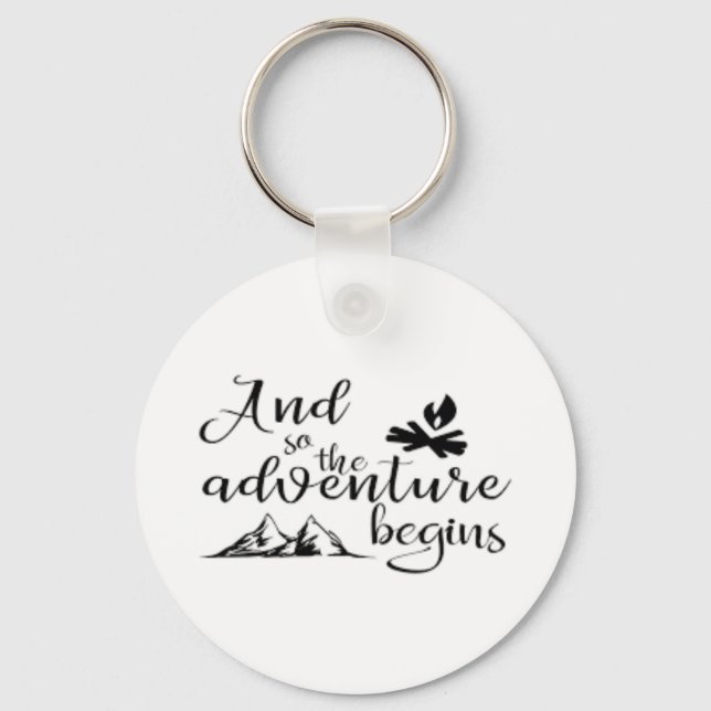 Porte-clés Et donc l'aventure commence porte - clé (Recto)