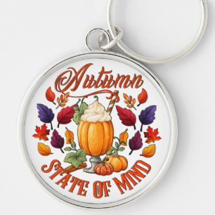 Porte-clés État D'Esprit D'Automne