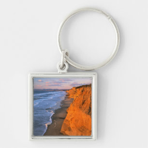 Porte-clés États-Unis, Californie, Falaises à la plage d'État