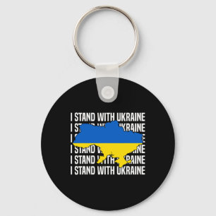 Porte-clés États-Unis Soutien Ukraine Drapeau Amour Ukrainien