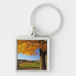 Porte-clés États-Unis, Vermont. Paysage agricole près de Sout