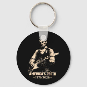 Porte-clés États-Unis vintage 250 ans Abe Lincoln