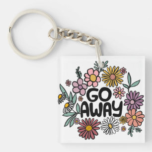 Porte-clés ÉTEINDRE Funny Floral mignon Daisy Daisy Dessin À 