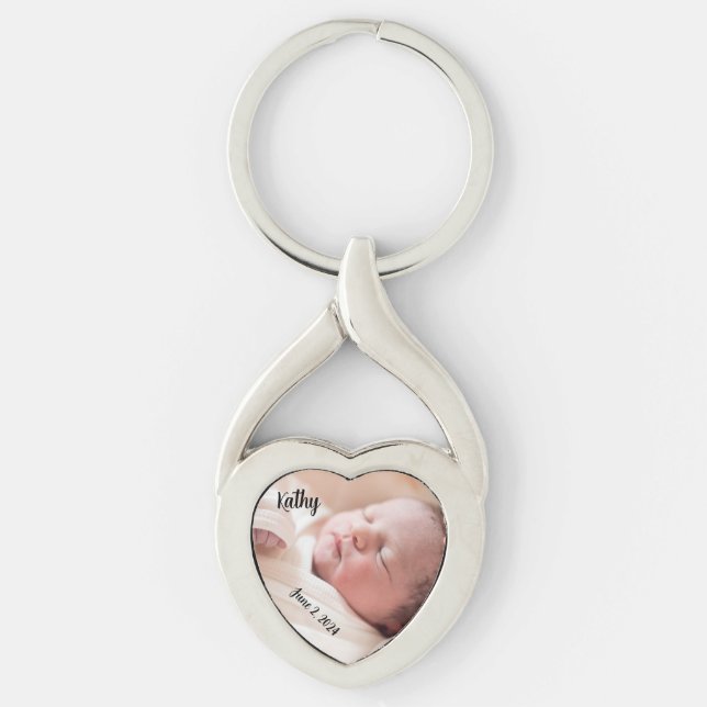 Porte-clés Eternal Heart Keychain - Baby Loss Keepsaké (Devant)
