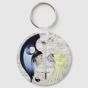 Porte-clés Eternal Zen Swordsman Yin & Yang Porte - clé