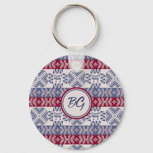 Porte-clés Ethnic tribal african pattern. keychain