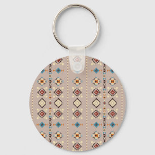Porte-clés Ethnique : un motif tribal transparent
