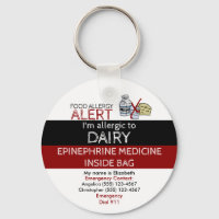 Étiquette Alerte pour allergie et médicaments pour