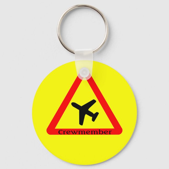 Porte-clés Étiquette de l'équipage (Recto)
