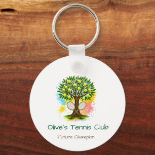 Porte-clés Étiquette de sac de tennis personnalisée pour enfa