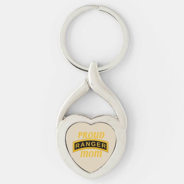 Porte-clés Étiquette d'école de garde forestière d'armée - (Devant)