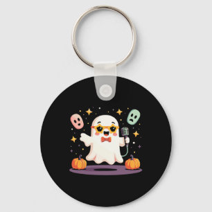 Porte-clés Étoile Chanteuse Halloween éffrayante Avec Microph