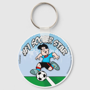 Porte-clés Étoile de football
