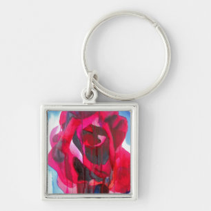 Porte-clés Etoile de Holland art rose moderne