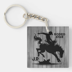 Porte-clés Étoile de Rodéo Personnalisée