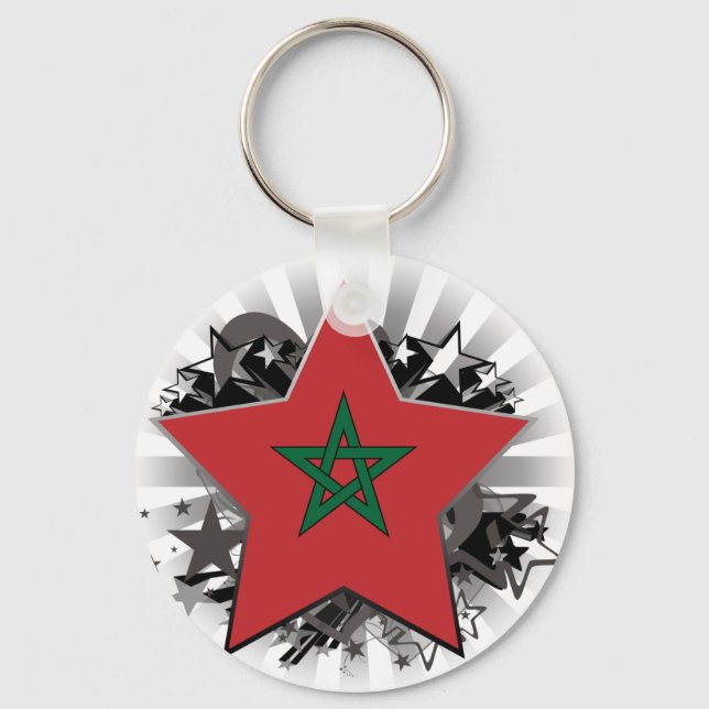 Porte-clés Étoile Maroc (Recto)