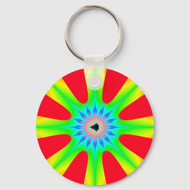 Porte-clés Étoile - Porte - clé fractal (Recto)