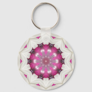 Porte-clés Étoile rose de fantaisie