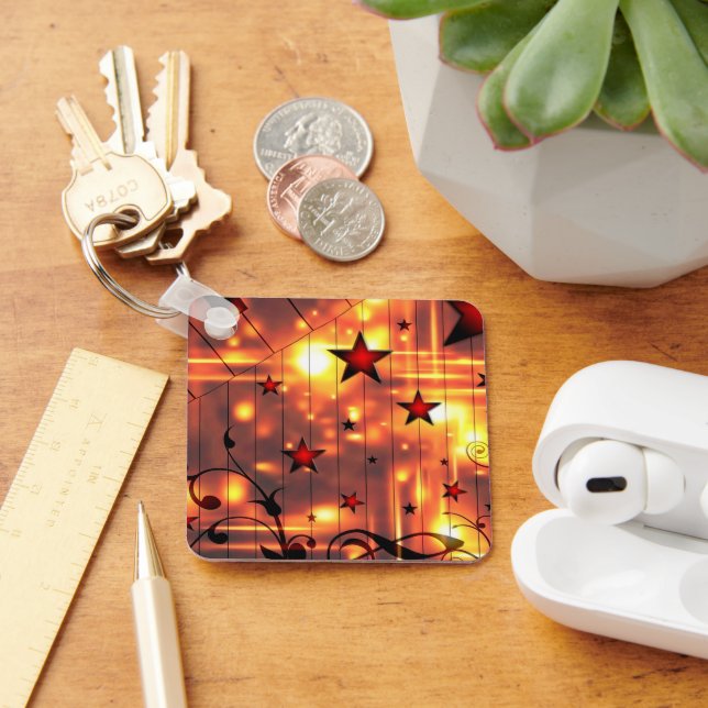 Porte-clés Étoiles d'art (Bureau)