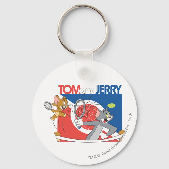 Porte-clés Étoiles de tennis Tom et Jerry 4 (Recto)