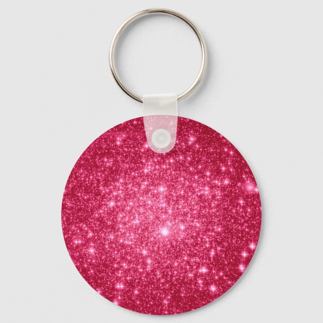 Porte-clés Étoiles roses chaudes (Recto)