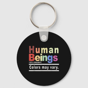 Porte-clés Être Humain 100% Couleurs Organiques Peut Varier L