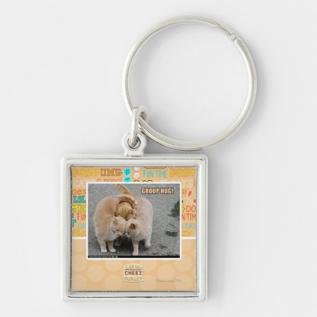 Porte-clés étreinte de groupe (Devant)