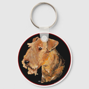 Porte-clés Étude de tête sur le noir