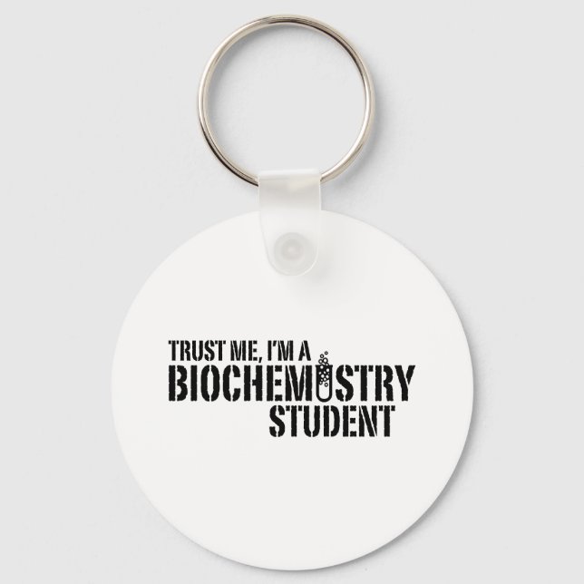 Porte-clés Étudiant en biochimie (Recto)