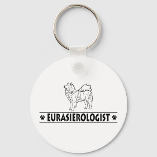 Porte-clés Eurasier humoristique