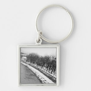 Porte-clés Europe, Autriche, Salzbourg. La rive de la rivière