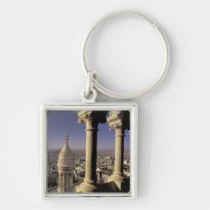 Porte-clés Europe, France, Paris, Vue de Paris à travers