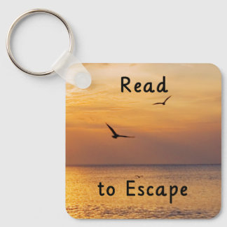Porte-clés Évasion pour lire | Citation de lecteur