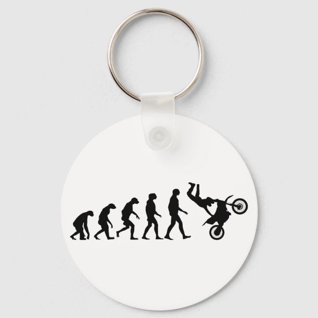 Porte-clés Évolution de Motocross (Recto)