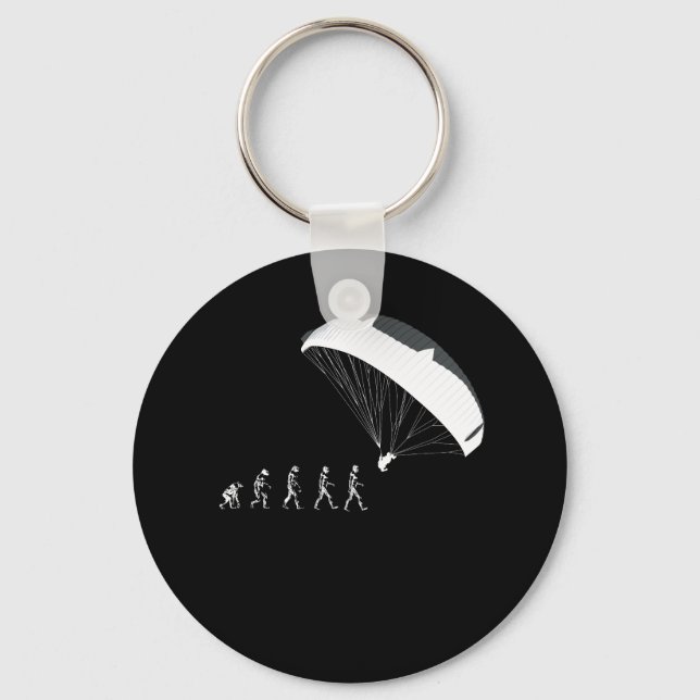 Porte-clés Évolution de Parachutes (Recto)