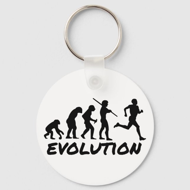 Porte-clés Évolution du coureur (Recto)