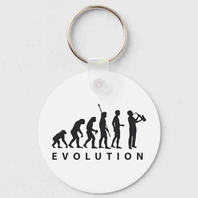 Porte-clés evolution saxophone (Recto)
