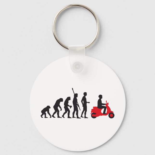 Porte-clés evolution scooter (Recto)