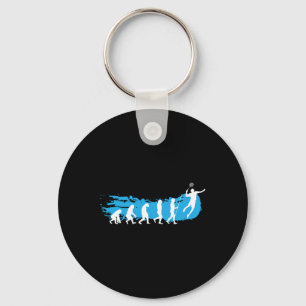 Porte-clés Evolution Volant de badminton Badminton Player Cad