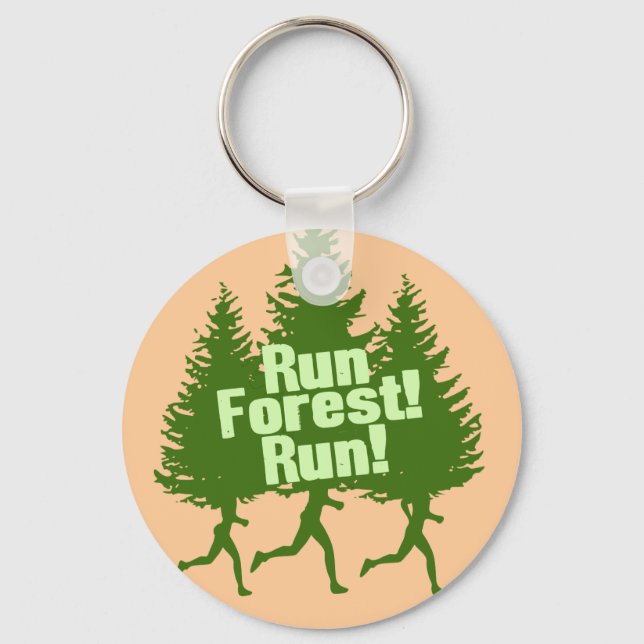 Porte-clés Exécuter la gestion des forêts (Recto)