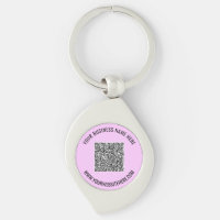 Exemple de Porte - clé de code QR avec du texte pe