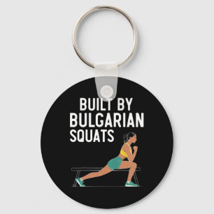 Porte-clés Exercice de squat bulgare musculation fitness trav