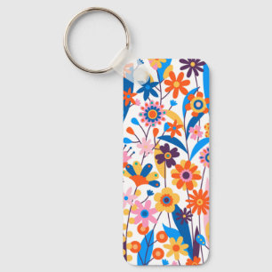 Porte-clés Exotique multicolore Floral Arrière - plan-32939