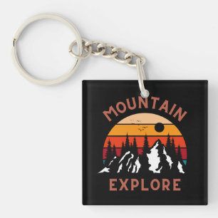 Porte-clés Explorez la montagne