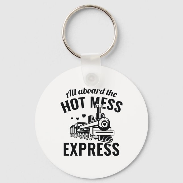 Porte-clés Express Hot Mess (Recto)