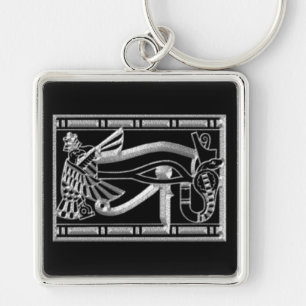 Porte-clés Eye Of Horus Silver Egyptian Key Chain