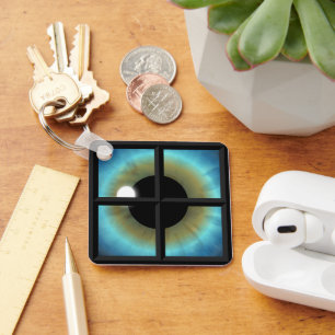 Porte-clés Eyes Windows To Soul Premium Carré Porte - clé