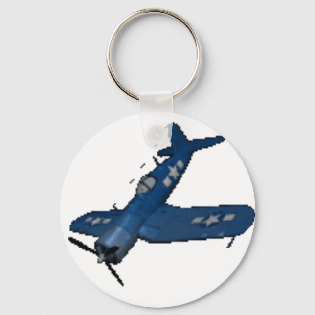 PORTE-CLÉS F4U4 CORSAIR EN PLONGÉE (Recto)