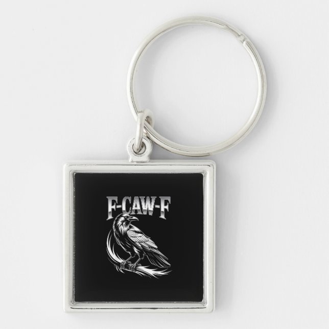 Porte-clés F-Caw-F Crow Womens Trendy Casual (Devant)