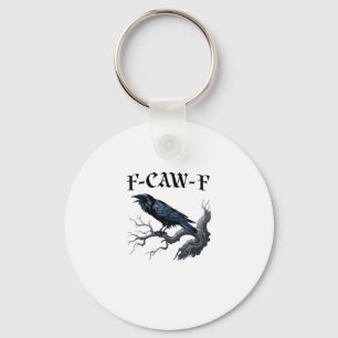 Porte-clés F-Caw-F Oiseau Drôle Corbeau